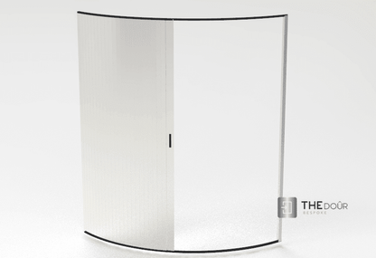 TAMdoûr Tambour Door Kit Cut 1850mm x 700mm with Flex Track for Straight Slide with 90 degree turn or Curved Close Finish