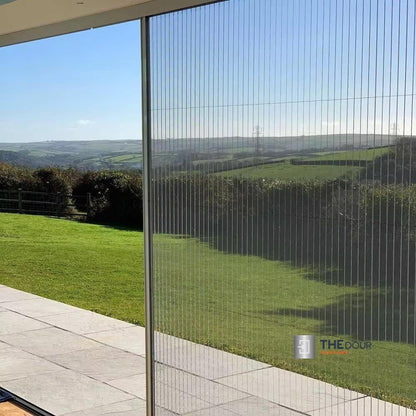 ROLdour Gloss Black Intrekbare waterdichte camper, RV Douchedeur kit Tambour Alternative