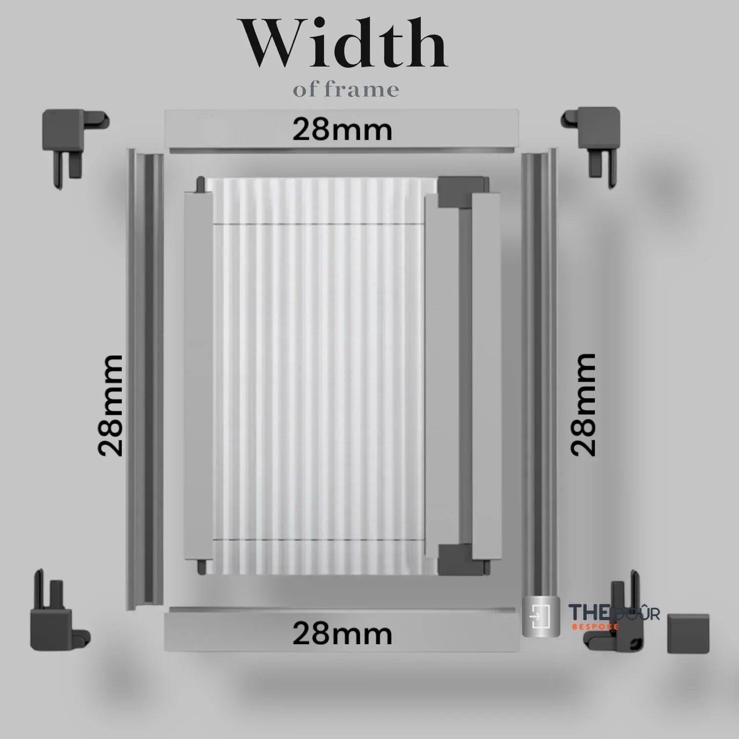 WINdoûr Made to Measure Honeycomb Insulation Complete Blackout Blind OR a Net option up to 999mm Tall x up to 999mm Wide