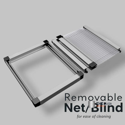 WINdoûr Made to Measure Honeycomb Insulation Complete Blackout Blind OR a Net option up to 999mm Tall x up to 999mm Wide