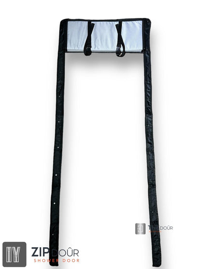 ZIPdoûr Shower Door 4x4 Camper Van / RV - Double Insulated Zip Close in Various Sizes