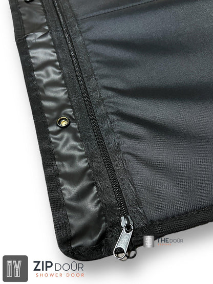 ZIPdoûr Shower Door 4x4 Camper Van / RV - Double Insulated Zip Close in Various Sizes