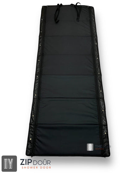 ZIPdoûr Shower Door 4x4 Camper Van / RV - Double Insulated Zip Close in Various Sizes