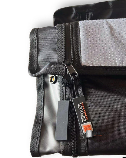 ZIPdoûr Shower Door 4x4 Camper Van / RV - Double Insulated Zip Close in Various Sizes