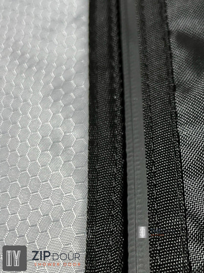 ZIPdoûr Shower Door 4x4 Camper Van / RV - Double Insulated Zip Close in Various Sizes