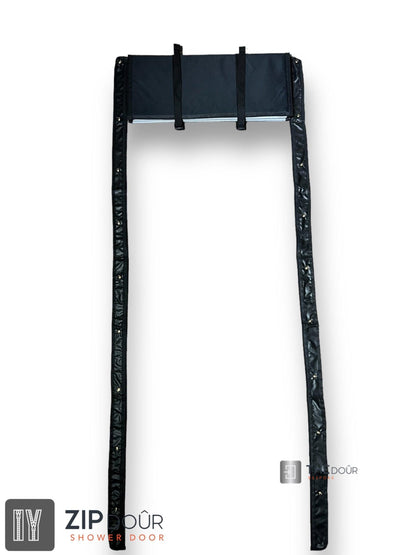 ZIPdoûr Shower Door 4x4 Camper Van / RV - Double Insulated Zip Close in Various Sizes