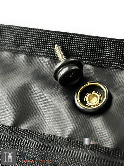 ZIPdoûr Shower Door 4x4 Camper Van / RV - Double Insulated Zip Close in Various Sizes