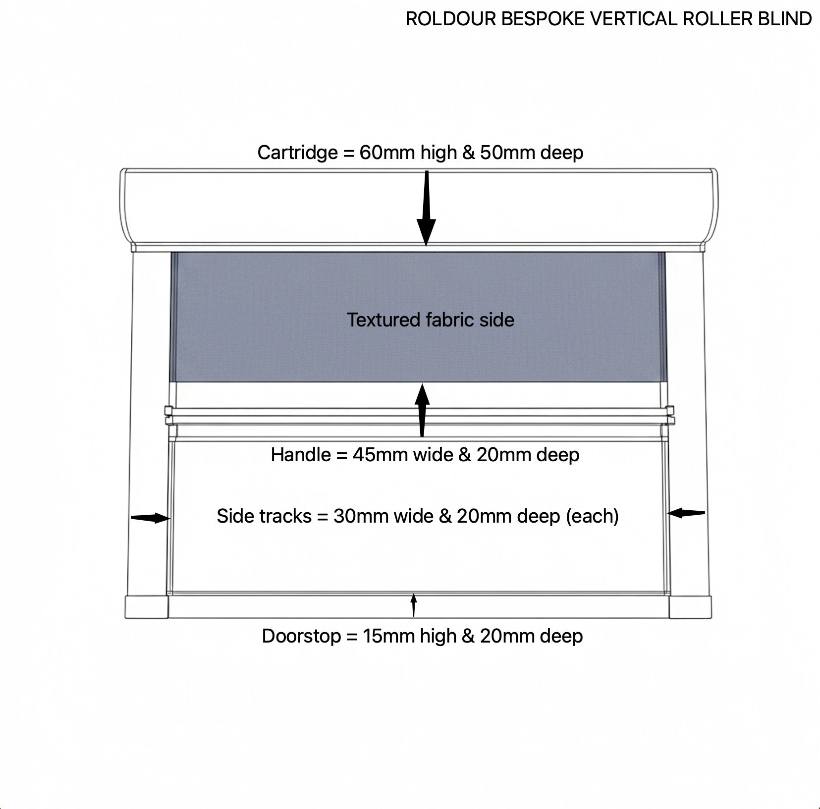 ROLdour Gloss Black Intrekbare waterdichte camper, RV Douchedeur kit Tambour Alternative