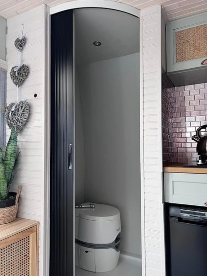 TAMdoûr Tambour Door Kit Cut 1850mm x 700mm with Flex Track for Straight Slide with 90 degree turn or Curved Close Finish