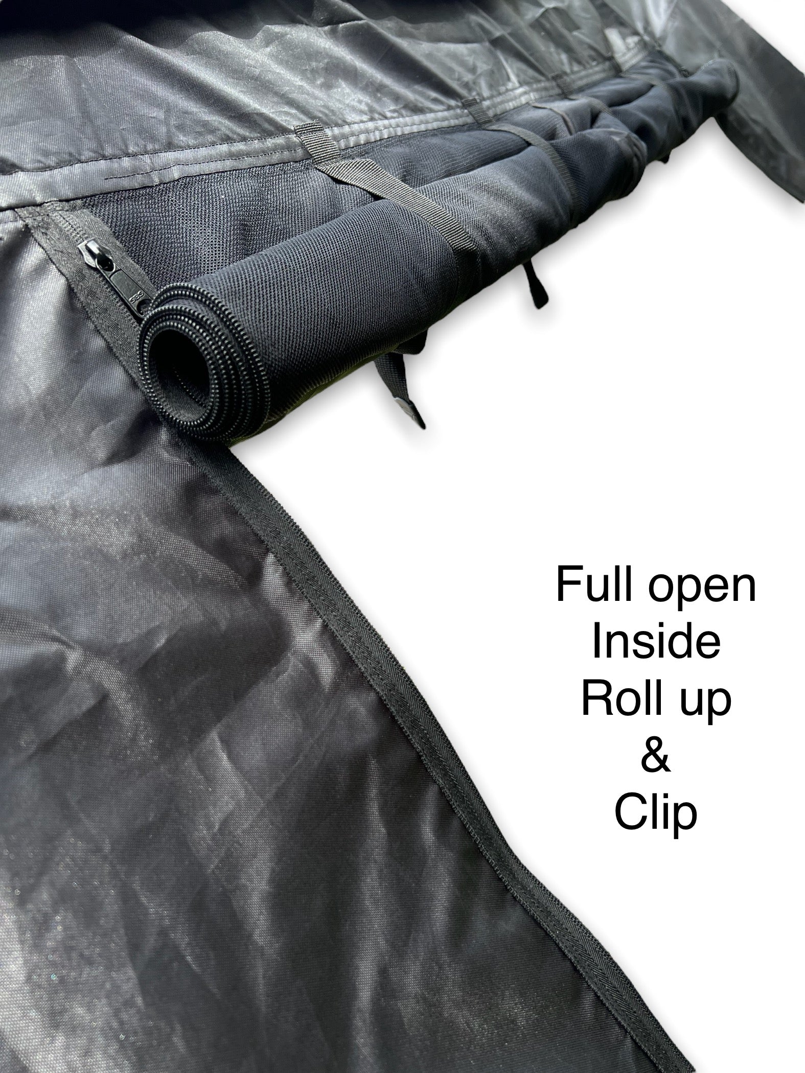 A GRADE / RETURN AS NEW) SWB VANdoûr Universal Campervan 4 in 1 Mosquito + Fly Net + Waterproof / Privacy Layer, to fit either side or rear.
