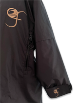 GF Large Dry Beach Changing Robe, Sherpa Fleece Lining - Waterproof, Windproof Oversized Coat - Swimming - Water-sports