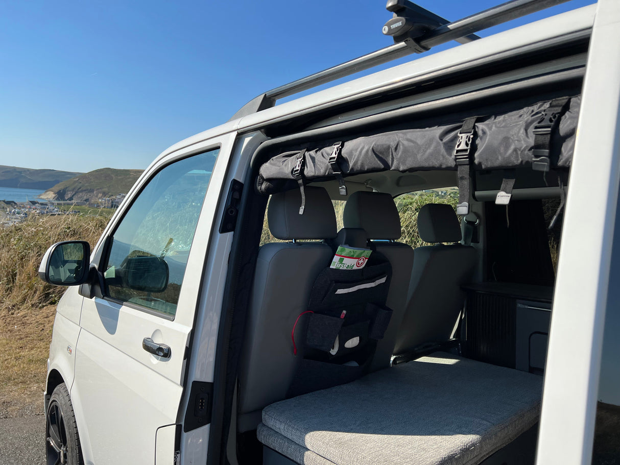 A GRADE / RETURN AS NEW VANdoûr Universal Medium & Large Size Campervan 4 in 1 Mosquito / Fly Net + Waterproof / Privacy Layer, to fit either side or rear.