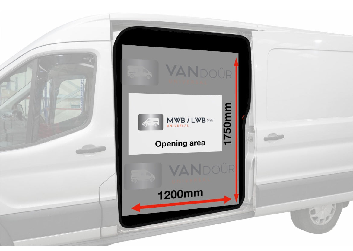 A GRADE / RETURN AS NEW VANdoûr Universal Campervan 4 in 1 Mosquito / Fly Net + Privacy Layer Med/Large