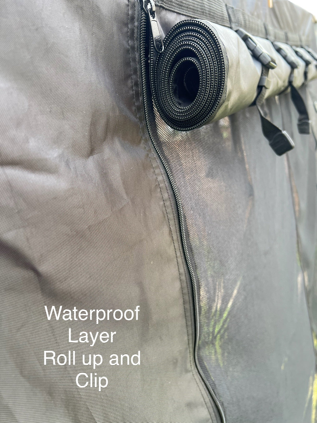 A GRADE / RETURN AS NEW VANdoûr Universal Medium & Large Size Campervan 4 in 1 Mosquito / Fly Net + Waterproof / Privacy Layer, to fit either side or rear.