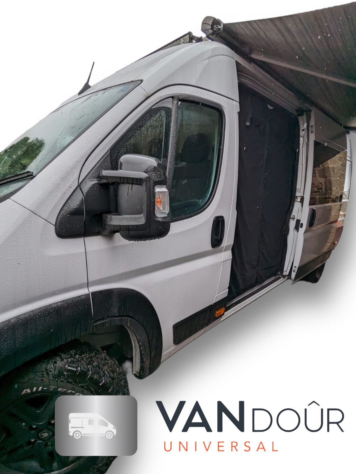 A GRADE / RETURN AS NEW VANdoûr Universal Campervan 4 in 1 Mosquito / Fly Net + Privacy Layer Med/Large