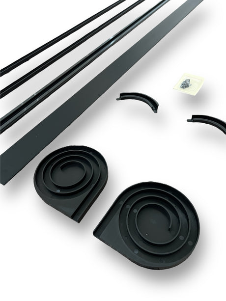 TAMdoûr Universal - Easy Cut Tambour-Set für vertikale oder horizontale Schiebetüren, deckt eine Fläche von 1000 mm x 1000 mm ab 