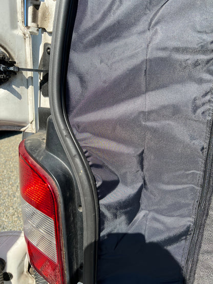 A GRADE / RETURN AS NEW) SWB VANdoûr Universal Campervan 4 in 1 Mosquito + Fly Net + Waterproof / Privacy Layer, to fit either side or rear.