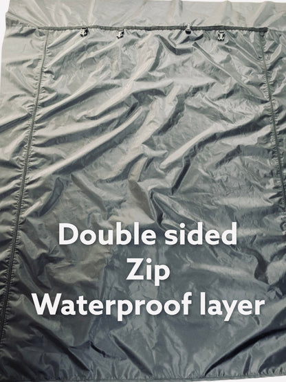 A GRADE / RETURN AS NEW VANdoûr Universal Campervan 4 in 1 Mosquito / Fly Net + Privacy Layer Med/Large