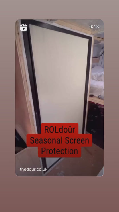 ROLdour Campervan / RV Shower Door PRE MADE 1700mm Tall x 1000mm Self Cut Width
