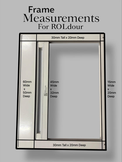 ROLdour Campervan / RV Shower Door 1500mm up to 2000mm Tall Custom Made to Measure