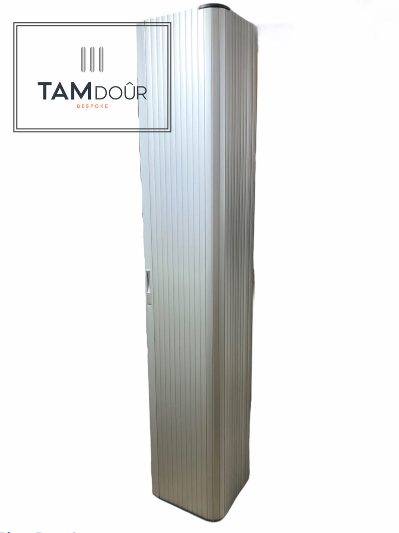 Load image into Gallery viewer, Silver Door kit - White handle 1000mm to 1400mm tall
