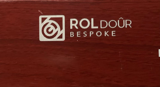 ROLdour Single Retractable door kit - Red Brown frame-TAMdour-Dark grey,door,Drak grey,retractable dark grey door,ROLdour,shower,shower door