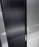 Tambour Door Black Door kit - Black handle 1500mm up to 2000mm tall options
