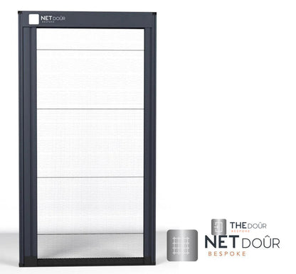 Tambour Silver Door kit - Sliver handle 1500mm to 2000mm tall options-TAMdour-door,horizontal Slide,shower,shower door,silver door,Tambour door,Tambour shower door