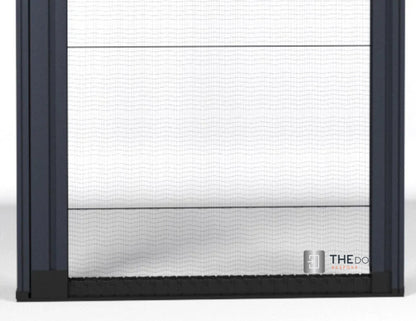 Tambour Silver Door kit - Sliver handle 1500mm to 2000mm tall options-TAMdour-door,horizontal Slide,shower,shower door,silver door,Tambour door,Tambour shower door