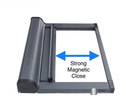 ROLdour Single Retractable door kit - Dark Grey frame-TAMdour-Dark grey,door,Drak grey,retractable dark grey door,ROLdour,shower,shower door