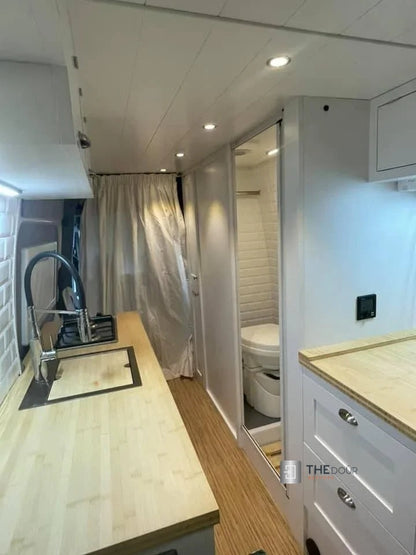 ROLdour Single Retractable door kit - Gloss Black frame-TAMdour-Dark grey,door,Drak grey,retractable dark grey door,ROLdour,shower,shower door