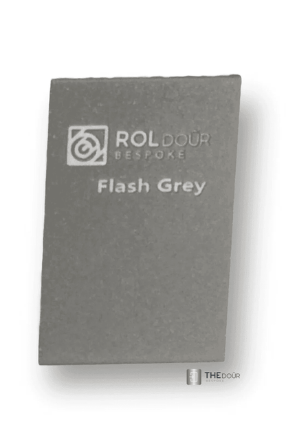 ROLdour Flash Grey Einziehbares wasserdichtes Wohnmobil-Duschtür-Set, Tambour-Alternative
