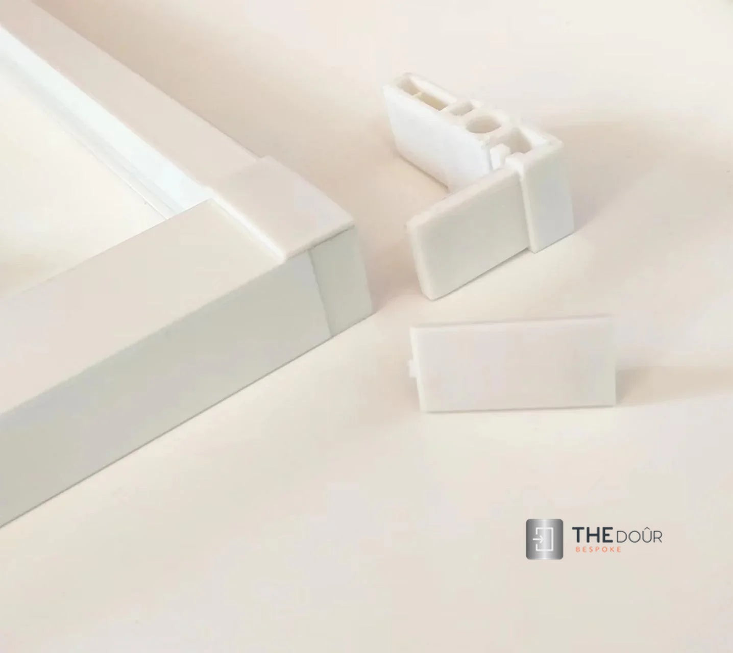 ROLdour Single Retractable door kit - Gloss White frame-TAMdour-Dark grey,door,Drak grey,retractable dark grey door,ROLdour,shower,shower door