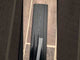 Tambour Black Door kit - SILVER HANDLE 1500mm to 2000mm tall