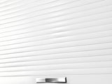 Vertical Slide Tambour Door White kit - 1000mm up to 1600mm tall Options