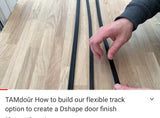 Curved D shape close finish - Flexible Track Upgrade-TAMdour -Curved,curved finish,flex track,flexible track l,upgrade track,upgraded track