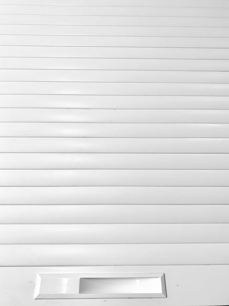 Kit de persiana corrediza vertical, color blanco, opciones de 1000 mm a 1600 mm de altura