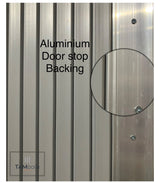 Verticale schuifrolluik zwarte kit - 1000 mm tot 1600 mm hoge opties