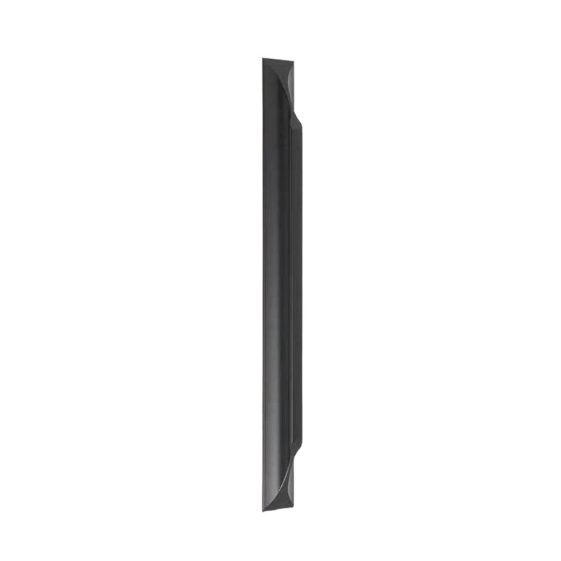 Load image into Gallery viewer, Tambour Door Black Door kit - Black handle 1500mm up to 2000mm tall options-TAMdour-Black door,Black door black handle,door,shower,shower door,Tambour door,Tambour shower door
